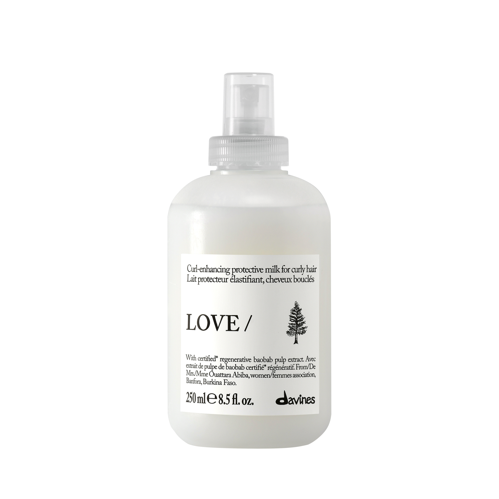 LOVE CURL Защитное молочко, усиливающее завиток