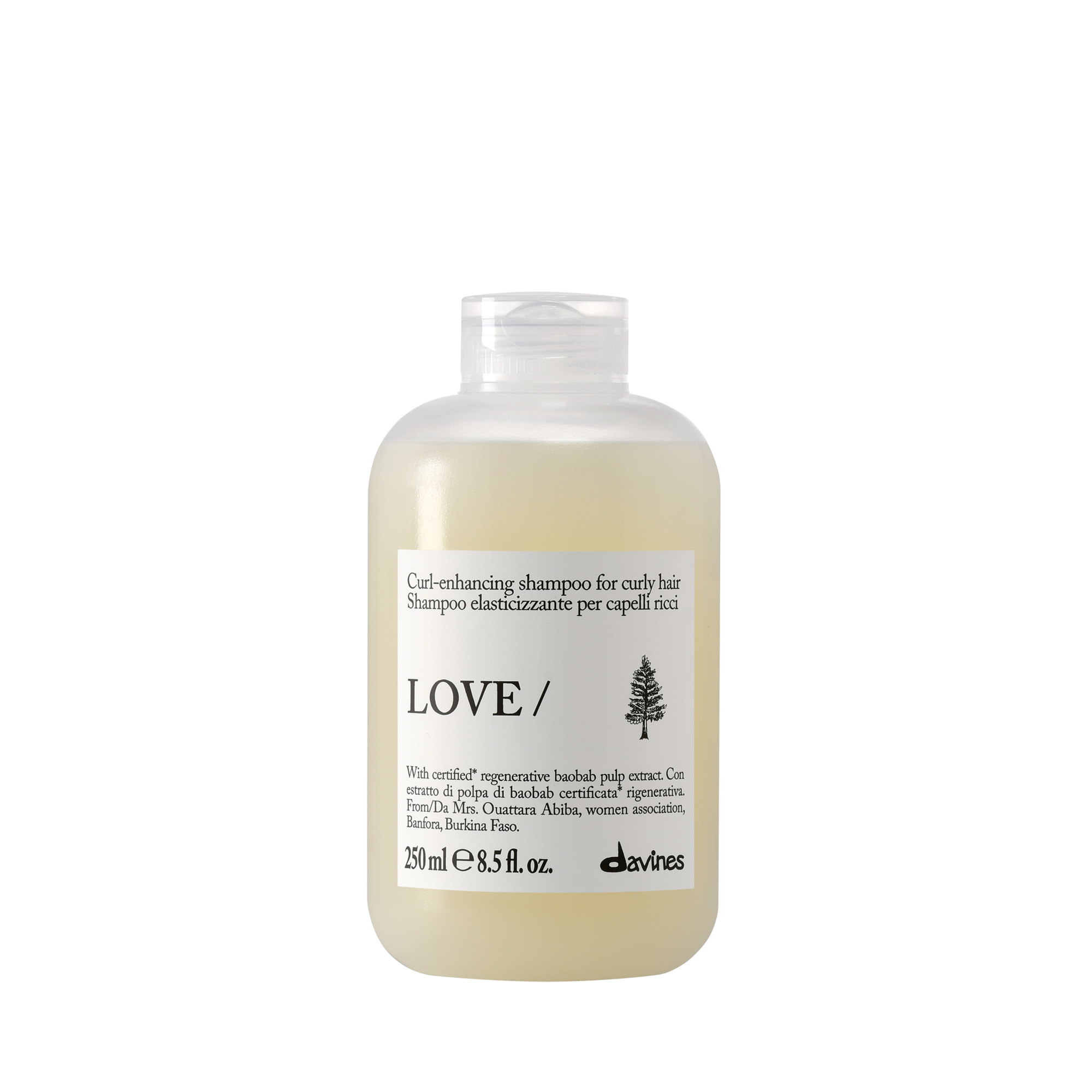 LOVE CURL Увлажняющий шампунь для усиления завитка